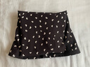 百图betu女装春夏新款半身裙显瘦微鱼尾印花半身裙女2302T57 黑色 M 实拍图