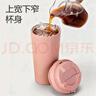 乐扣乐扣（LOCK&LOCK）遇见元气保温保冷咖啡杯弹跳盖男女颜值水杯400ML粉色LHC3271PIK 实拍图