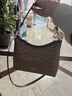 蔻驰（COACH）【品牌直供】女士LAUREL31中号手提单肩斜挎流浪包卡其棕色CV975 实拍图