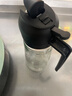 【喷倒两用】玻璃喷油壶瓶空气炸锅厨房家用雾化喷油瓶油罐调料 【耐热玻璃】黑色 470ml 实拍图