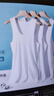 浪莎男士背心纯棉打底衫运动吸汗无袖汗衫潮流圆领弹力背心3件装 实拍图