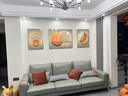 恋之屋 客厅装饰画2026沙发背景墙现代简约三联画客厅挂画大气轻奢壁画 光影交织 G 左右40x60+中间80x60/晶瓷画 实拍图