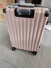 掌金者行李箱大容量铝框拉杆箱登机密码箱结实耐用加厚硬箱旅行箱皮箱子 茱萸粉【充电接口+箱套贴纸】 28英寸 【出国求学可坐人】 实拍图