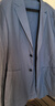 利郎空调服西服男外套轻薄凉爽皮肤衣24夏季 浅灰 175/88A  实拍图