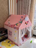 赟娅帐篷室内儿童公主房宝宝睡觉床上小型玩具城堡女孩游戏屋生日礼物 粉白色 （送赠品4件套） 实拍图