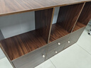 礼想木实木芯书柜储物柜一体靠墙收纳柜客厅储物矮柜卧室床边柜家用书柜 【家装板材】胡桃色105 实拍图