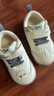 牧童学步鞋春秋季童鞋男童机能软底婴儿面包鞋革面女宝宝鞋 薄暮灰24 实拍图