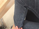 花花公子（PLAYBOY）牛仔裤男潮流秋冬季休闲裤子男士宽松商务直筒百搭长裤 黑色 30 实拍图