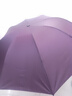 热销雨伞男女晴雨两用学生情侣黑胶三折防晒防紫外线遮阳伞 手动8骨 纯色雨伞（颜色随机） 实拍图