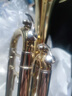 华乐小号乐器降B调蒙乃尔活塞磷铜镀银初学专业演奏推荐考级管乐器 漆金小号 Y-141 实拍图