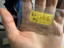 老凤祥黄金足金999生日快乐金钞投资金摆件金条收藏礼物送朋友仪式感 生日快乐金钞约0.1g*赠礼盒+红包 实拍图
