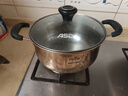 爱仕达（ASD）汤锅304不锈钢蒸汤锅 炖煮锅复底小汤锅22CM燃气电磁炉通用奶锅B1 实拍图