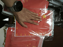 易利丰（elifo）送36贴纸 中国国庆小国旗手持小红旗手摇旗杆8号10面带杆14*21cm小五星红旗帜小旗子装饰儿童手拿 实拍图
