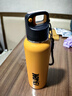 恩尔美保温杯大容量单手开盖男不锈钢运动水壶学生便携户外保冷杯水杯 【活力橙】750毫升/保冷热 实拍图