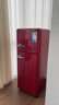 志高复古冰箱小型大容量家用租房电冰箱 化妆品网红冰箱冷藏冷冻一级能效小冰箱节能省电 82L【红色复古款】 实拍图