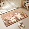 胜木雅软硅藻泥浴室脚垫卫生间厕所门口地垫吸水速干卫浴防滑垫子可定制 情侣小猫 40cm*60cm 【多人购买】 实拍图