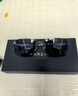 帕森（PARZIN）偏光太阳镜型男眼镜经典蛤蟆镜安全驾驶墨镜PZ8131A黑框黑灰片 实拍图