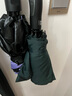天堂 全自动雨伞三折 10骨加固一键开收易甩干简约晴雨伞 冷山绿 实拍图