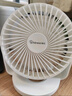 赛亿蓄电小风扇电风扇小台扇迷你USB手持便携风扇小型学生宿舍床头办公室静音桌面小电扇4000毫安 实拍图