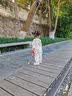 迷你木木屋儿童睡衣春夏男女童薄家居服套装夏天薄款服装 白/绿童话森林 90 实拍图
