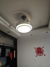 欧普（OPPLE）风扇灯吊扇灯遥控LED照明Ra95餐厅卧室吊灯变频低噪包安装 冰风白 实拍图