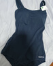 迪卡侬（DECATHLON）泳衣女连体显瘦大码游泳衣泳装保守性感温泉女士泳衣NABWW 【深空蓝】高弹显瘦 S /38 (100-110斤) 实拍图
