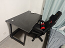 甄严选电脑桌台式家用电竞游戏桌双人办公台书桌简约书房学习桌写字桌子 加厚碳纤纹理-120*70CM【加宽】 实拍图