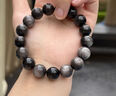 蔓笙手串男盘玩黑曜石手链男士潮流时尚简约学生手环百搭男生手把件 12mm 实拍图