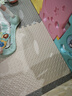 乐缔爬行垫拼接6片泡沫地垫60*60CM加厚2CM宝宝爬爬垫榻榻米防摔垫子 实拍图