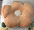 蒲团团床头软包大靠背沙发靠垫宿舍床上花朵床靠枕头护腰靠枕榻榻米抱枕 活力橙 中号45x40cm(面料肤,柔软舒适) 实拍图