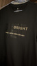 京东京造【凉感印花T】短袖男士t恤男抗菌防螨 bright黑色 S 实拍图