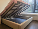 冬熊无床头床小户型无靠背真皮双人平移储物高箱榻榻米床 生态皮床/静音排骨架 1800mm*2000mm  电动平移储物结构 实拍图
