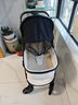 纽贝耳newber婴儿车 婴儿推车 婴儿车0-3岁用折叠可坐可躺带减震 可换向 黑白+安全座椅 实拍图