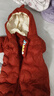 巴拉巴拉童装婴儿连体羽绒服轻薄羽绒服宝宝衣服冬装抱衣爬服男童女童 铁锈红61003 100cm 实拍图