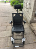 凯莱宝轮椅折叠老人超轻便旅行便携式手动铝合金手推车可上飞机残疾康复 9人体工学扶手+后躺【双推行方式+弹簧+拉杆】ZT 实拍图