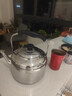 不锈钢烧水壶家用鸣音壶煤气燃气电磁炉煲水壶大容量茶壶汤壶 不锈钢鸣音烧水壶5升 实拍图