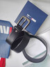 七匹狼（SEPTWOLVES）男士皮带真皮针扣腰带正品高档品牌纯牛皮潮2025新款男式爸爸裤带 百搭款黑色 lihe7A827000400-09 实拍图