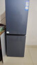 海尔（Haier）冰箱双开门风冷无霜一新等级能效家用小户型双循环系统冷藏冷冻二门电冰箱超薄节能小冰箱以旧换新 【星石蓝202升 风冷无霜 黑金净化】 实拍图