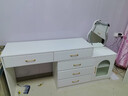 逸昕珑法式梳妆台卧室奶油风斗柜书桌化妆台一体柜小户型可伸缩化妆桌 1.2米桌+1米单门斗柜+云朵椅 实拍图