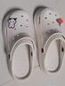她享洞洞鞋女沙滩鞋凉拖鞋厚底增高外穿 TY301 白色 38/39 实拍图