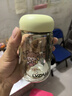 绿珠摇摇杯tritan水杯随手杯冲调杯韩版360ml绿 实拍图