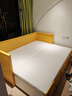 宜家（IKEA）HEMNES汉尼斯沙发床折叠床坐卧两用客厅沙发 黄色含硬型海绵床垫*2 80*200cm 实拍图