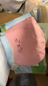 十月结晶月子帽秋冬室内产妇帽防风帽保暖孕妇帽坐月子睡眠帽 元气粉色 实拍图