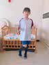 凯日虎2026新款儿童足球服套装定制男女童小学生速干训练比赛队服 8802-白宝蓝（男女同款） 4XS(身高100-120CM） 实拍图