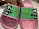 LA CHAPELLE HOMME男女儿童室内居家防滑洗澡软底可爱卡通凉拖鞋 绿色 32-33 实拍图