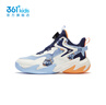 361°【悍将】童鞋男童篮球鞋透气减震中大童旋钮扣儿童运动鞋女童球鞋 【四季密网】幻象蓝/羽毛白/墨蓝 33 实拍图