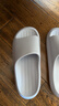 朴西新款EVA踩屎感厚底拖鞋女士居家室内情侣拖鞋男 灰色 40-41 实拍图