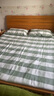黄河口老粗布凉席粗布凉席纯棉空调席老粗布凉席三件套折叠夏季软凉席凉而不冰 小格子蔻梢青 1.8m2.0m床用2.5*2.5m凉席三件套 实拍图