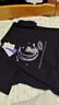NASA GISS官方潮牌联名纯棉短袖男夏t恤潮流大码宽松半袖 黑色 XL  实拍图