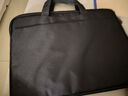 BUBM手提电脑包14英寸适用华为苹果华硕联想戴尔笔记本手提包 黑色（防震简约款） 14英寸 实拍图